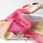 クレッシェンド ヨネザワ シルク カベ糸 シャンブレー ストール ひざ掛け 大判 米沢織 プレゼント ホワイトデー 女性 20代 30代 40代 50代 60代 70代 CY2123