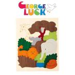  George * подставка * мозаика 2 -слойный мозаика * Africa GL6520 развивающая игрушка из дерева мозаика 1 лет 2 лет 3 лет 4 лет 5 лет празднование рождения George подставка 