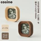 (プレゼント付) コサイン cosine STEPS フォトフレーム メープル ウォルナット IS-12NM IS-12NW 正方形 ましかく LS版 木製 旭川家具