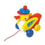 旧商品 ニック プルトーイ 帽子のあひる NC63797(知育玩具) NIC 出産祝い 木製 おもちゃ 0歳 1歳 2歳 3歳 4歳