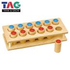 TAG 手の操作から判断する音の筒 TGCS2 知育玩具 知育 おもちゃ 0歳 1歳 1歳半 2歳 3歳 4歳 5歳 男の子 女の子 幼児教育