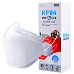 ショッピングkf94 マスク prevent  KF94マスク 韓国製 (ホワイト 25)個包装 防塵 ダイヤモンド 柳葉型マスク メガネが曇りにくい 口紅が付きにくい 耳