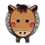  Golf маркер (габарит) лошадь ( лошадь ) шляпа зажим магнит ( магнит ) установка и снятие животное *. главный * 10 2 главный симпатичный маркер мяча металлический 