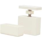 平安伸銅工業 LABRICO DIY 収納パーツ 2×4 アジャスター オフホワイト DXO-1 ラブリコ