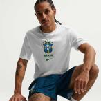  Nike одежда футбол футболка Brazil CBF Brazil представитель casual хлопок Short рукав обычно надеты белый BRASIL IH2174-100 nike