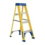 Louisville Ladder（ルイビルラダー） ファイバー脚立シングルステップ［イエロー］耐荷重110kg 【4ft（120cm）】 FS2004