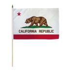  из дерева палочка флаг California 12×18in(30×46cm) California Flag stcalifornia12-18