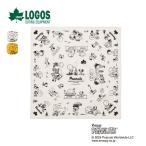 LOGOS Logos Snoopy PEANUTS 75years бандана носовой платок шарф коврик под приборы общий рисунок 2026 весна лето 