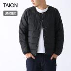 セール TAION タイオン ベーシッククルーネックボタンインナーダウンジャケット ユニセックス TAION-104 インナーダウン 2024 秋冬