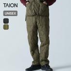 TAION タイオン レギュラーミリタリーダウンパンツ ユニセックス TAION-131ML-1 MILITARY DOWN PANTS 長ズボン ロングパンツ 防寒 旅行 2025 秋冬
