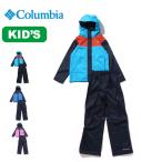 Columbia コロンビア シンプソンサンクチュアリ2レインセット キッズ 防水ジャケット パンツ 雨具 上下セット キャンプ アウトドア