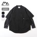CMF OUTDOOR GARMENT コムフィアウトドアガーメント ノーカラーシャツ ユニセックス CMF2501-S01C 長袖シャツ 2025 春夏