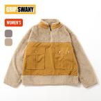 GRIP SWANY рукоятка Swany с высоким воротником коралл флис тянуть over wi мужской GSWCT-080 HIGHNECK CORAL FLEECE PULLOVER половина Zip 2025 осень-зима 