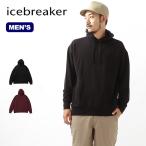 Icebreaker アイスブレーカー メンズ リアルフリースプルオーバー IA52001 パーカー フード フーディ スウェット メリノウール