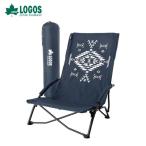 ショッピングロゴス ロゴス キングあぐらチェア（LOGOS LAND）73173131 LOGOS チェア ローポジション 折りたたみ アウトドア バーベキュー