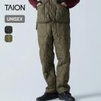 ショッピングタイ TAION タイオン レギュラーミリタリーダウンパンツ ユニセックス TAION-131ML-1 MILITARY DOWN PANTS 長ズボン ロングパンツ 防寒 旅行 2025 秋冬