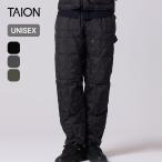 TAION タイオン ワーク ペインター ダウンパンツ ユニセックス TAION-136PTWK WORK PAINTER DOWN PANTS 長ズボン ロングパンツ 防寒 冬用 2025 秋冬