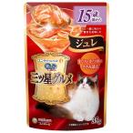 Yahoo! Yahoo!ショッピング(ヤフー ショッピング)ユニチャーム 三ツ星グルメパウチ ジュレ 15歳頃から まぐろ・かつおにささみ添え 35g