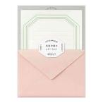  зеленый письмо комплект 462. версия рама рисунок розовый бумага для писем |8 листов входит, конверт |4 листов входит 
