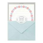  зеленый письмо комплект 478. версия цветок рама рисунок бледно-голубой бумага для писем |8 листов входит, конверт |4 листов входит 