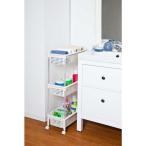 平和工業 バスケットワゴンスリム3段 1個