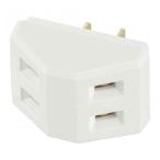 オーム電機 2口タップ HS-H32／W