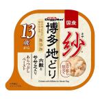 ドギーマンハヤシ 紗 博多地どり 13歳から用 六穀とササミ入り 100g