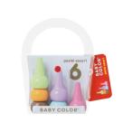 あおぞら ベビーコロール パステルアソート クレヨン6色