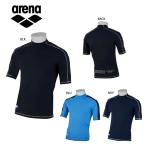 arena ASN-0431 Rush Guard (HS) рубашка с коротким рукавом ( мужской ) плавание Arena 2021 осень-зима [ наличие ]