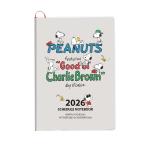  бесплатная доставка 2026 отчетный год dia Lee 10 месяц начало PEANUTS Snoopy A5 man s Lee серый 26-19PD-5G квадратное герой товары ske Jules . блокнот удобный 