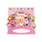  день рождения карта Hello Kitty кекс украшение присоединение вечеринка складывающийся пополам pop up карта 606901 Sanrio 