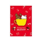  открытка красный KN26-4... ....× Hello Kitty квадратное square герой товары Sanrio симпатичный канцелярские принадлежности девочка взрослый po ska открытка иллюстрации письмо 