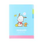 30%OFF прозрачный файл A53P retro Sanrio герой z 3 Pochacco S2140900 Sunstar канцелярские принадлежности герой товары sanrio симпатичный документы место хранения 