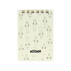 20%OFF Moomin W кольцо память A7 рекламная листовка MU25nyoronyoroS2848422 Sunstar канцелярские принадлежности герой товары симпатичный взрослый блокнот для заметок сообщение ..