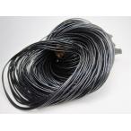 Yahoo! Yahoo!ショッピング(ヤフー ショッピング)革ヒモ 黒 Φ1.5mm