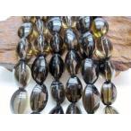 Yahoo! Yahoo!ショッピング(ヤフー ショッピング)送料無料 連売り商品 スモーキークォーツ ナツメ三面カット 14-19×Φ11-13mm 6本SET【一点物】