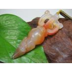 ネックレス チベット天眼石獣面金剛杭74×18mm