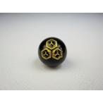 Yahoo! Yahoo!ショッピング(ヤフー ショッピング)訳あり 在庫処分 粒売り 家紋  オニキス 直江兼続 Φ12±0.2mm ゴールド 11粒SET