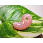 勾玉人工オパールピンクハンドメイド...