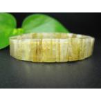 Yahoo! Yahoo!ショッピング(ヤフー ショッピング)ブレスレット ゴールドルチルクォーツ スクエアカット 14×6×6mm 一点物