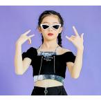  tops 130 160 170 Kids танцевальный костюм .... hip-hop чёрный Jazz Dance Cheer Dance отвечающий .. презентация постановка одежда группа одежда симпатичный одиночный товар ликвидация запасов 