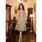 ドレス Aライン お嬢様 おしゃれ 可愛い 華やか 結婚式 二次会 誕生日会  海外セレブ パーティ クラブ キャバクラ イベント 海外風 上品 送料無料