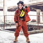 キッズ ダンス衣装 ヒップホップ HIPHOP 子供服 長袖 トップス ジャケット パンツ 長ズボン 男の子 女の子 ジャズダンス ステージ衣装 体操服 練習着