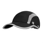 GADIEMKENSD 折りたたみ メッシュ スポーツ キャップ 反射ストライプ 通気性よい ランニング帽 野球帽子 Running Cap