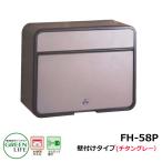 ポスト郵便ポスト 郵便受け 壁付けポスト モダンタイプ FH-58P(TGY) 掲載写真：チタングレー グリーンライフ