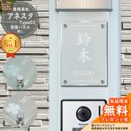 【無料★特典付】【ポイント5倍】 表札 飯田産業 アーネストワン 4点穴 対応 アネスタ Type02 背面パネル無し【サイズ：100×140mm】 選べるデザイン：10種