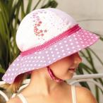 帽子/ベビー/帽子/子供/ハット/UVカット帽子/キッズ SB22GSDKPINK