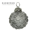  елка украшение орнамент мяч KAEMINGK Frozen a Jules мяч серый 7.5cm..(1) 1 штук 190166