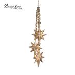 クリスマスツリー オーナメント Bethany Lowe Designs (ベサニー・ロウ・デザインズ) シャトレ スターダングル メタリックゴールド (LC0653)