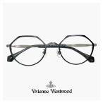 ヴィヴィアン ウエストウッド メガネ レディース 40-0025 c03 49mm Vivienne Westwood 眼鏡 女性 クラウンパント 型 メタル 黒縁 黒ぶち ブラック フレーム